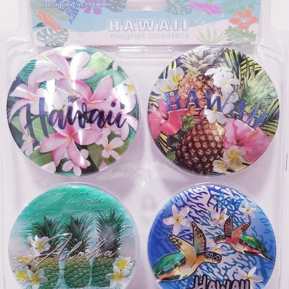 HAWAII Magnet Coasters (4 pk)